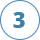 circle with the number three